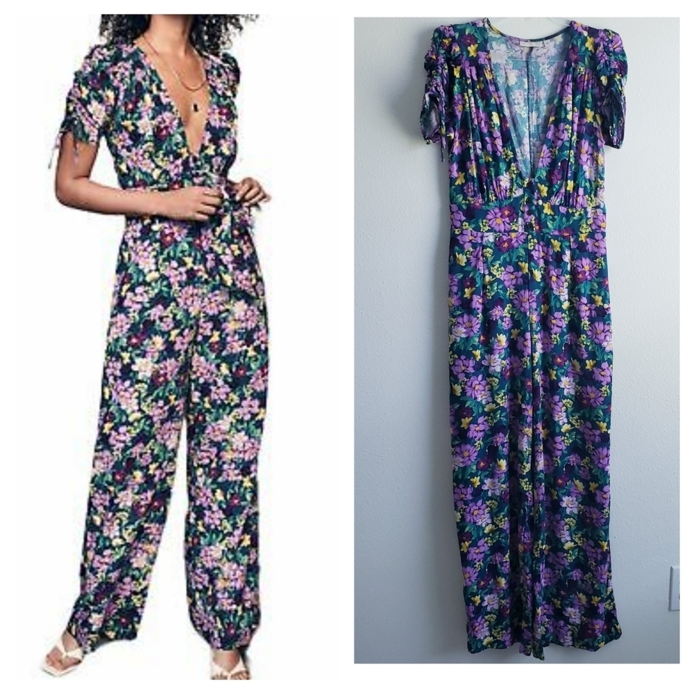 Happy x Nature By Kate Hudson First Crush Floral Jumpsuit